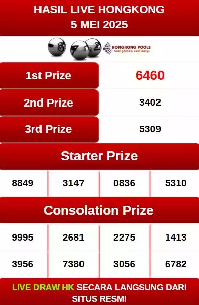 Live Draw Hk 5 Mei 2025